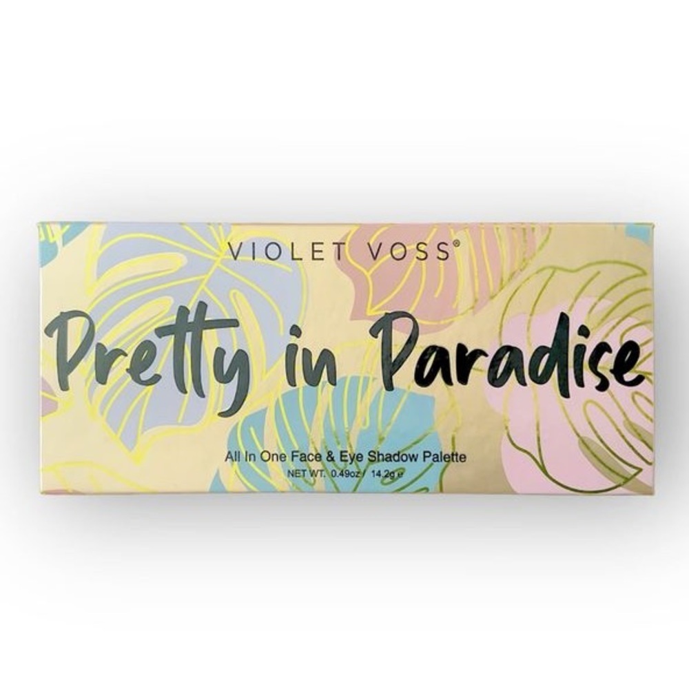 New VIOLET VOSS Pretty in Paradise All in One Face & Eye Shadow Palette - Picture 3 of 5